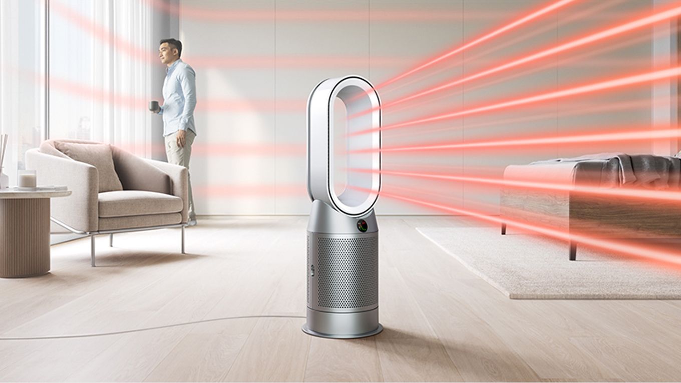 Dyson Purifier Hot+Cool 空気清浄ファンヒーター ホワイト／シルバー (HP07 WS)